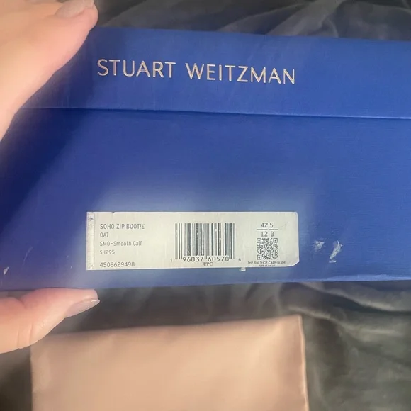 Stuart weitzman soho zip booties oat cream lug sole shoes 12 b new NIB ladies - Picture 9 of 17